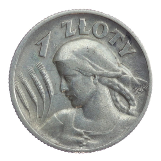 1 zł - Żniwiarka - 1925 - z kropką